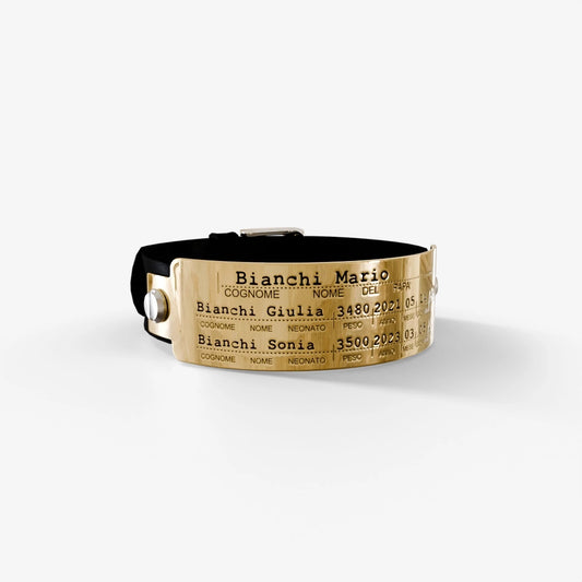Bracciale Nascita per Papà - 2 figli