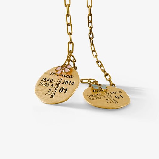 Collana Nascita per Mamma - 2 figli