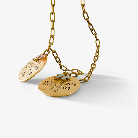 Collana Nascita per Mamma - 2 figli