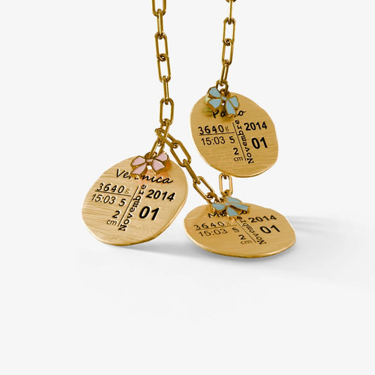 Collana Nascita per Mamma - 3 figli