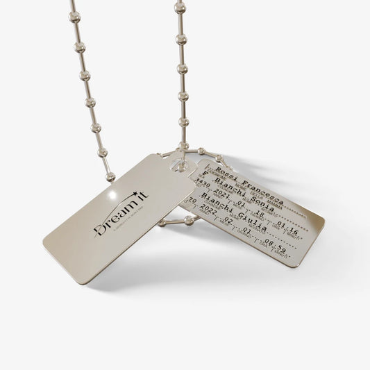 Collana Nascita per Papà - 2 figli