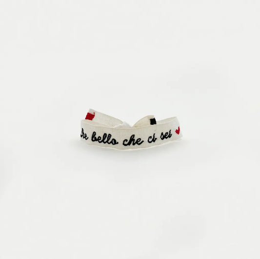 Ricamami Bracelet - "HOW BEAUTIFUL THAT YOU ARE HERE"