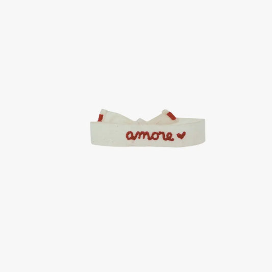 Set Bracciali Ricamami - "AMORE & SUPERMOM"