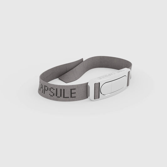 Bracciale Time Capsule in Tessuto - Silver